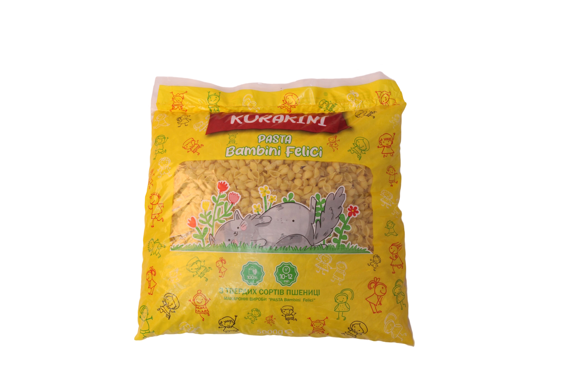 Макаронні вироби KURAKINI Мушлі, 5 кг